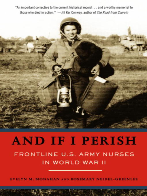 Title details for And If I Perish by Evelyn Monahan - Wait list